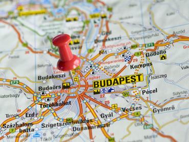 térképen jelölve budapest