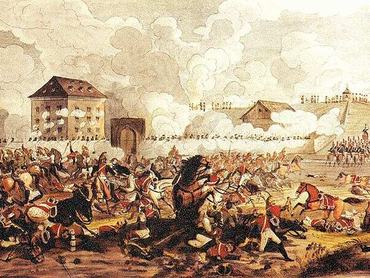 A győri csata - Edmund Kaiser festménye