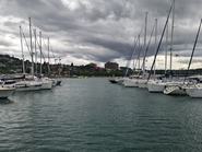 Kikötő a szlovéniai Portorozban.