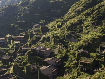 Shengshan sziget, Houtouwan, kínai szellemfalu felülnézetből