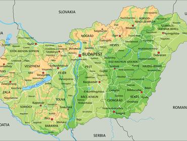 magyarorszag domborzati terkepe