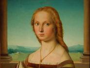 Fiatal hölgy portréja egyszarvúval, Raffaello Sanzio Raphael festménye